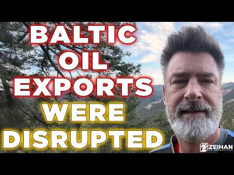 Ukraine drone attacks Russian oil exports Baltic ports