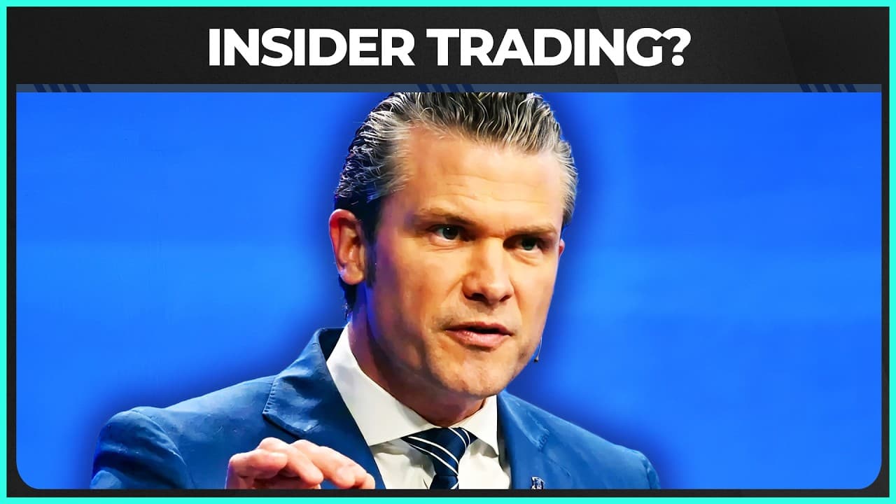 Pete Hegseth Defense Stock Insider Trading Scandal