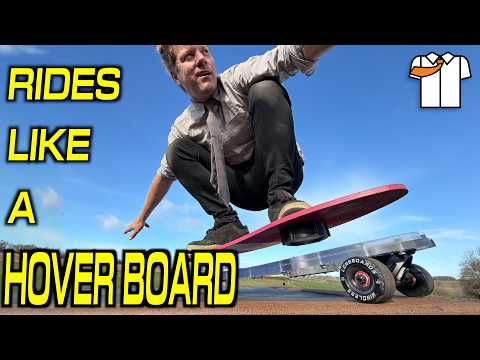 Colin Furze's Magnetic Suspension Skateboard Floats!